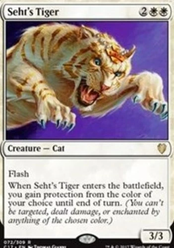 Seht's Tiger - Commander 2017 #072/309 MTG Magic The Gathering - Image 1 of 1