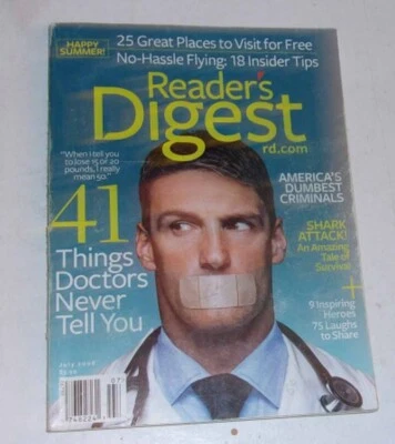 Reader's Digest Magazine July 2008  , Things Doctors Don't Tell You - Image 1 of 2