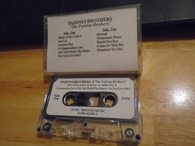 RARE OOP PROMO Pahinui Bros. CASSETTE TAPE hawaii 1992 David Lindley Ry Cooder ! - Image 1 of 2