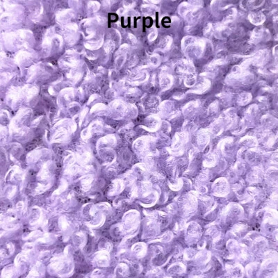 Faux Sheepskin Sherpa Fleece Curly Fabric Clothes Sewing Toy Doll Sew Material - Image 1 of 4