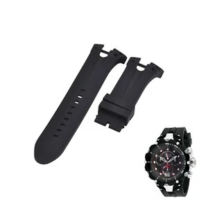 Correa de reloj Venom 11702 35 mm de goma negra para Invicta - Imagen 1 de 7