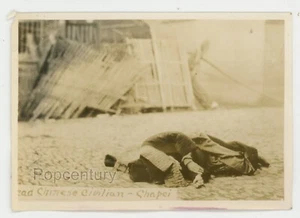 Fotografía de colección de China de 1932 de la guerra de Shanghai civil chino Chapei foto nítida - Imagen 1 de 2