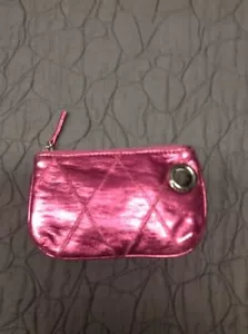 Rosa Handgelenktasche mit Reißverschluss - Geldbörse - Portemonnaie - Handytasche - Schminketui - Bild 1 von 5