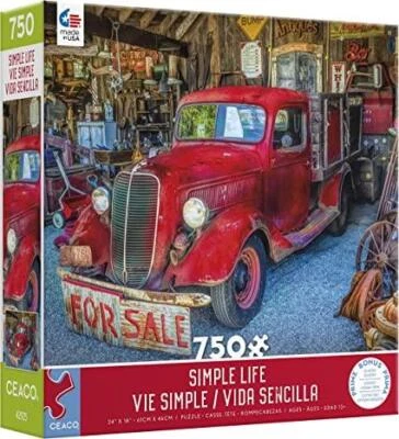 Rompecabezas Ceaco; Todo en Rojo; Serie Simple Life; 750 piezas; 2804-1 Foto 1 de 2