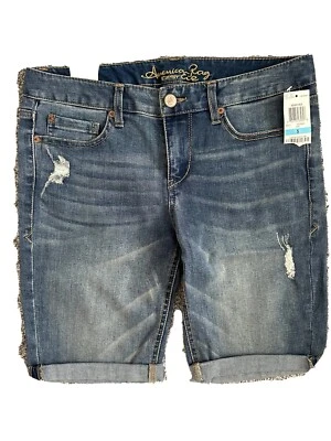 American Rag Cie Juniors Stretchy Womens Jeans Shorts size 5  Wash Short NWT - Image 1 of 4