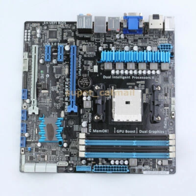 ASUS F2A85-M PRO Socket FM2 AMD A85X FCH Motherboard uATX DDR3 USB 3.1 - Image 1 of 4