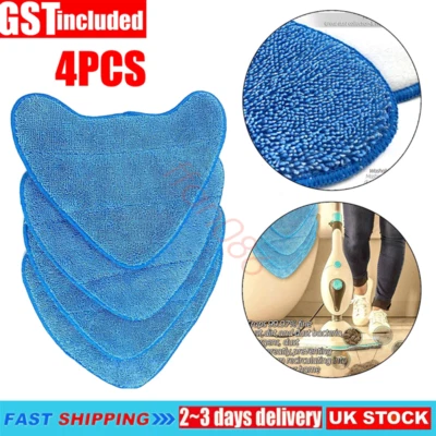 2-4pcs For Vax Steam Mop Pads S86-SF-CC S86-SF-C S85-CM Steam Cleaner Microfibre - Image 1 of 4