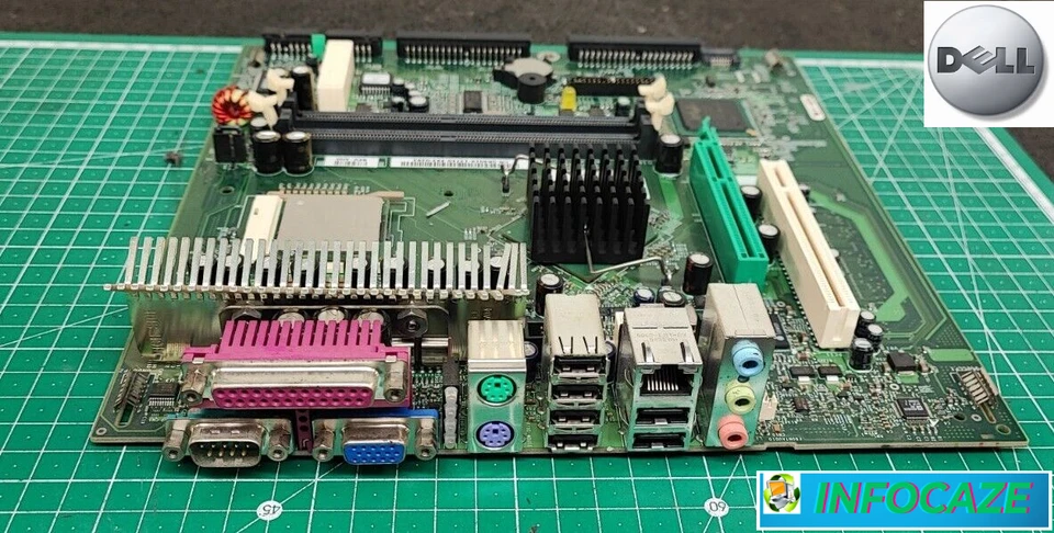 CARTE MERE DELL CN-076019-13740 SOCKET 478 +PENTIUM 4 1.79GHZ  (DELL OPTIPLEX ) - Photo 1/4
