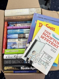 15 bis 18 Pfund gemischtes Lot guter Zustand Bücher Lager wenig kostenlose Bibliothek LFL - Bild 1 von 4