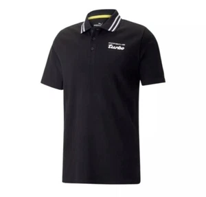 Puma Porsche Legacy Polo Golf Shirt Black 538235-01 New W/Tags Men’s M - Picture 1 of 10