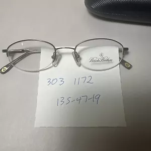 Montatura per occhiali da vista Brooks Brothers mezzo cerchio nuova con custodia 303 1172 - Foto 1 di 2