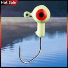 30pcs Jig Head Hook 3D Eyes Jigging Head Lure Fishing Accessories (Style B)
