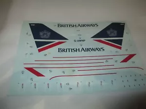 AIRFIX DECALCOMANIE 1:144 BOEING 747 BRITISH AIRWAYS SET DECALCOMANIE - Foto 1 di 2