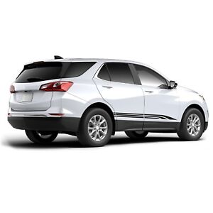 Triple lower stripes graphics stickers decal compatible with Chevrolet Equinox