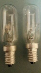 2 x Cooker Hood Bulbs  40W SES E14  Clear Lamp Light Bulb 230V 
