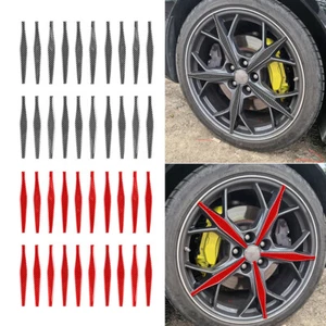 Para Chevrolet Corvette C8 2020+ Tapacubos de fibra de carbono Llanta Rueda Neumático Panel Borde - Imagen 1 de 27