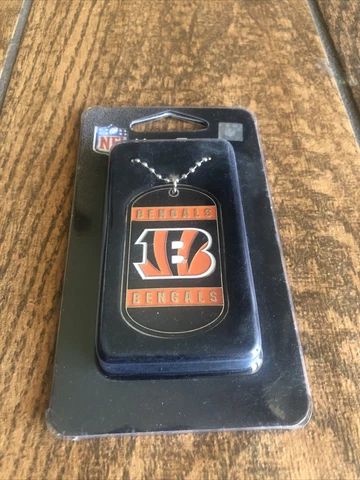 Officially Licensed Neck Tag Dog Tag Necklace CINCINNATI BENGALS Cover