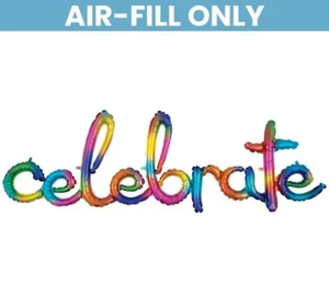 59" Celebración Carta Frase Lámina Globo - Decoración de Fiesta - Solo Relleno de Aire - Imagen 1 de 1