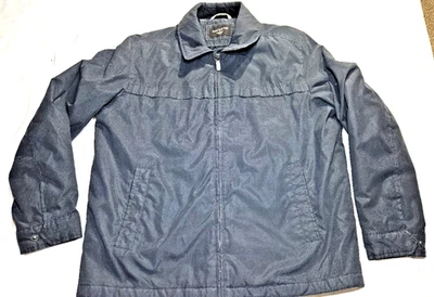 Dockers Men's grey Golf Quilted Interior Jacket Polyester Bomber Size Large L - Image 1 of 4
