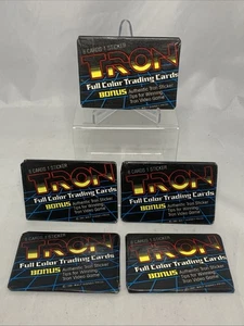 5 Vintage 1981 Donruss Tron Video Game Sealed Trading Card Packs Unopened - Picture 1 of 12