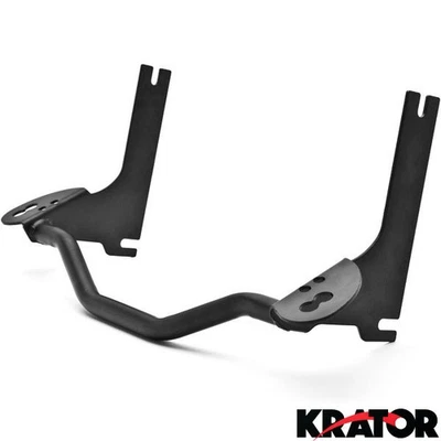 Barra de luz de montaje de lámpara de paso de foco delantero negro para Harley Touring Road King Foto 1 de 4