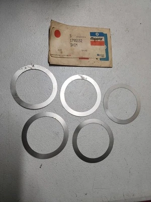 1958-68 Dodge Trucks Differential Bearing Adjust Shim  .003 NOS MOPAR 1795152 X5 - Image 1 of 4