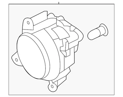 Conjunto de faros antiniebla originales Kia 92201-A7310 Foto 1 de 2