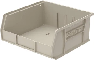 30235 Akrobins Plastic Storage Bins, Space-Saving Stackable Bins for Garage, Pan - Picture 1 of 12