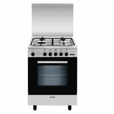 GLEM GAS A654VI CUCINA 60X50 4 FUOCHI FORNO A GAS VENTILATO CON GRILL - PROMO - Immagine 1 di 3
