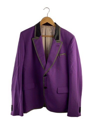 Giacca sartoriale Gucci lana viola usata