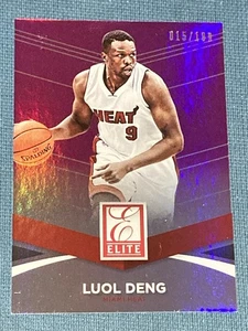 E581 /199 2014-15 Panini Donruss Elite Set Purple Luol Deng #28 Heat Bulls - Picture 1 of 2