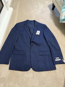 NWT JOS A BANK - 1905 Brrr Comfort Tailored Fit Stretch Wool Blazer Size 44R - Picture 1 of 16