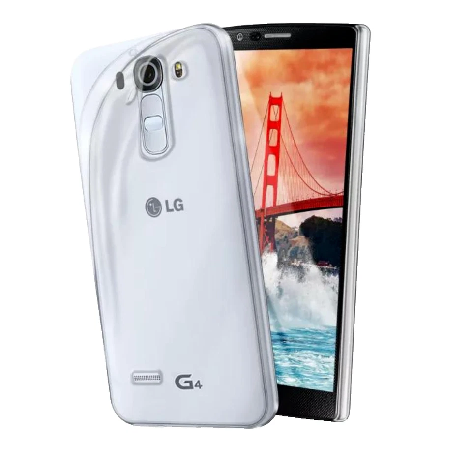 Cover per LG G4 in gel TPU trasparente antiurto flessibile custodia morbida slim - Immagine 1 di 1
