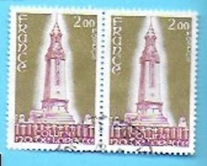 TIMBRE FRANCE 1978, COLLINE NOTRE DAME DE LORETTE, PAIRE OBLITÉRÉE - Photo 1/1
