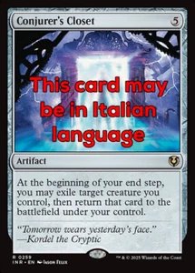 MTG CONJURER's CLOSET EXC - ARMADIO DELL'EVOCATORE 259 - INR - MAGIC - Imagen 1 de 1