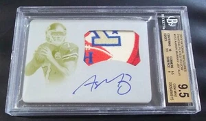 (#1/1) BGS 9.5 10 Rc Logo Patch Aaron Murray Auto 2014 National Rookie Autograph - Picture 1 of 3