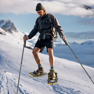 21 Inch Snowshoes with Adjustable Trekking Poles for Men and Women - Imagen 1 de 10
