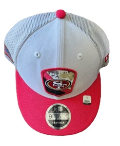New Era SF 49ers 2023 Salute/Service Lo Profile 9FIFTY Snapback Hat Stone/Red OS - Picture 1 of 7