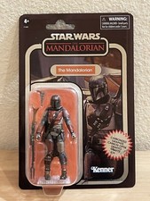 2020 Kenner Star Wars Vintage Collection 3.75 Carbonized Mandalorian New Foil