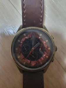 Silent Hill 2 Red Pyramid Thing Uhr Super Groupies braunes Lederband 41mm JP - Bild 1 von 4