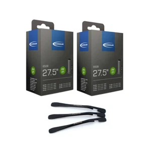 2x Manguera de bicicleta Schwalbe 27,5 pulgadas AV21 40 mm 40/62-584 + Elevador de neumáticos - Imagen 1 de 1