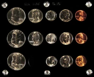 1949 P,D&S U.S. COINS GEM UNCIRCULATED SILVER MINT SET! - Picture 1 of 2