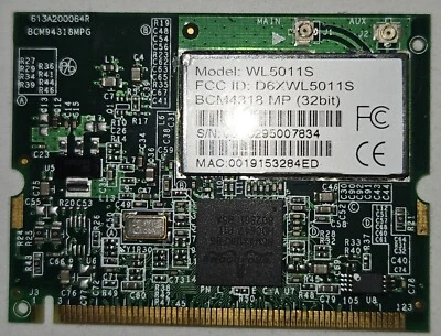 Genuine Turmode WL5011S Wireless LAN Card Free Fast Despatch Postage Australia - Image 1 of 2