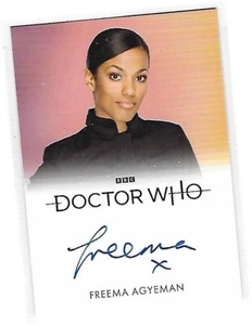 Doctor Who Series 5 to 7 - Freeman Agyeman - Martha - Autograph/Auto Card FB VL - Picture 1 of 3