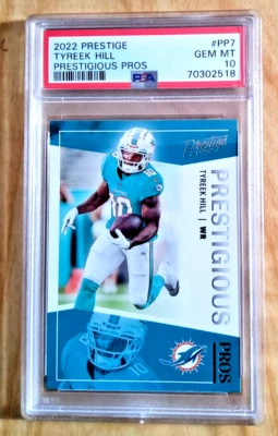 2022 Panini Prestige TYREEK HILL #PP7 Prestigious Pros PSA 10 Gem Mint - Image 1 of 2