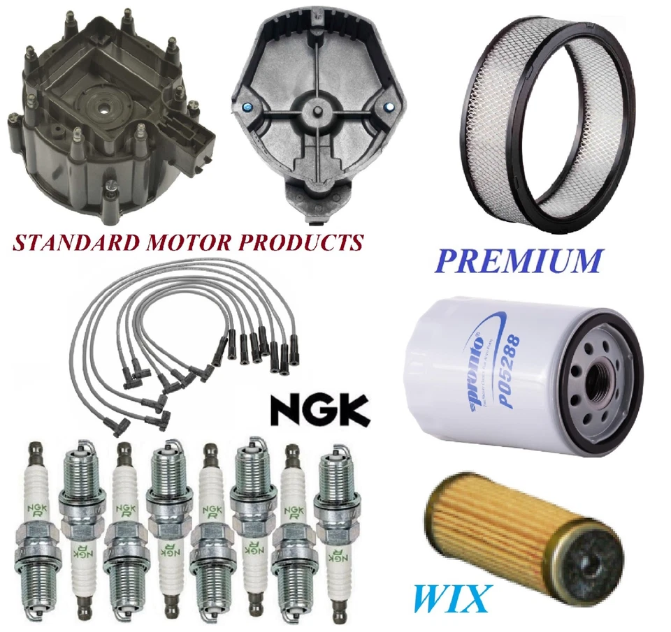 Tune Up Kit Filters Cap Wire Plugs For OLDSMOBILE CUTLASS V8 4.3L 1978-1979 - Image 1 of 1