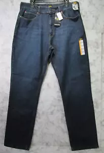 Lee Men's Relaxed Fit Straight Leg Blue Jeans 36x32 Night Shade - Picture 1 of 10