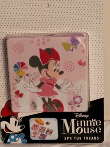 Disney Minnie Mouse 5pk Antideslizante Bañera Pisadas Para Bañera Totalmente *Nuevo* - Imagen 1 de 2