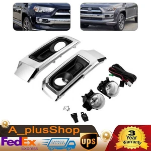 Front Bumper Fog Lights w/Bezels for Toyota 4Runner Limited 2014-2020 Assembly - Bild 1 von 17