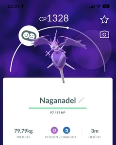 Naganadel Pokemon Trade Go Pokémon Poipole Read Desc Gen7 Alola Ultra Beasts - Picture 1 of 1